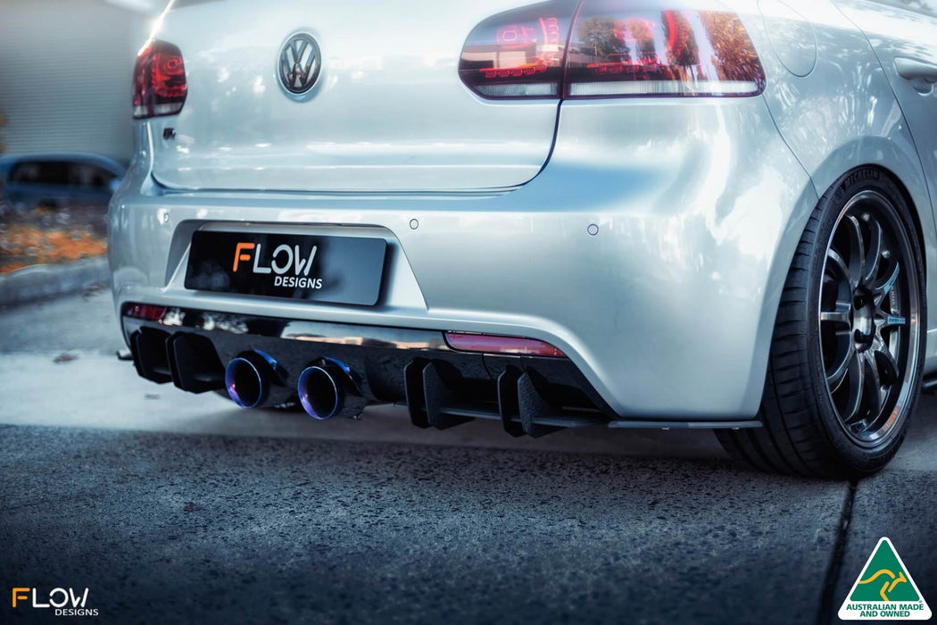 MK6 Golf R Flow-Lock Rear Diffuser-Flow Designs
