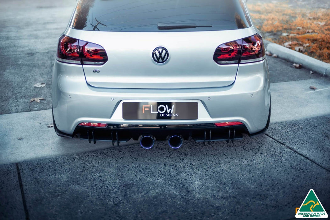 MK6 Golf R Flow-Lock Rear Diffuser-Flow Designs