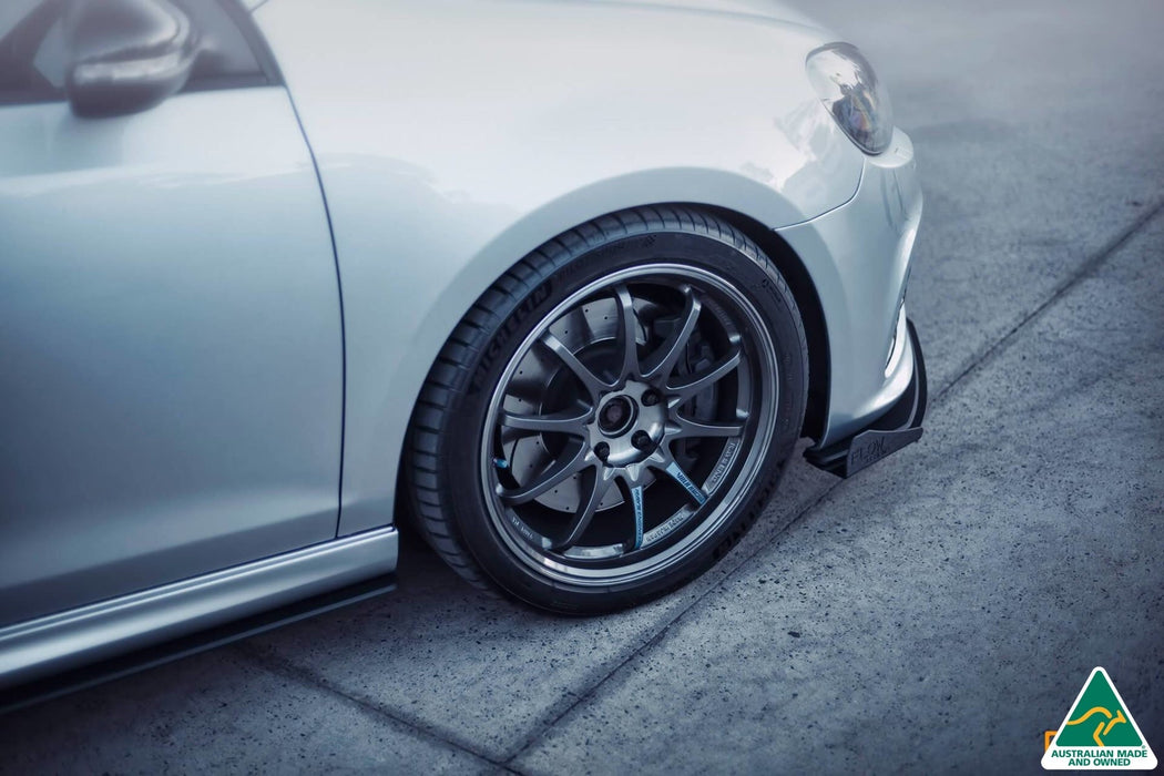 MK6 Golf R Front Lip Splitter Winglets (Pair)-Flow Designs