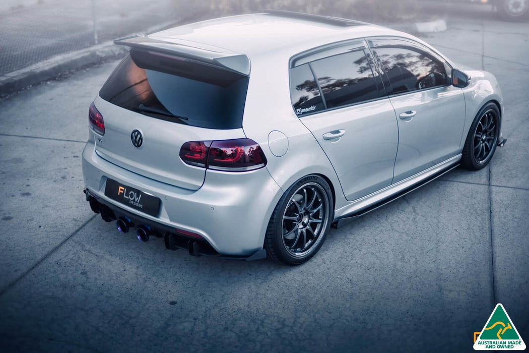 MK6 Golf R Flow-Lock Rear Diffuser-Flow Designs