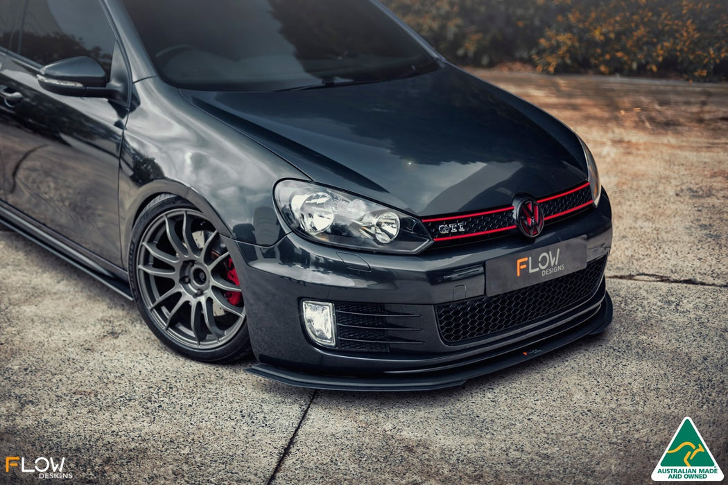 MK6 Golf GTI Front Lip Splitter Extensions (Pair)-Flow Designs