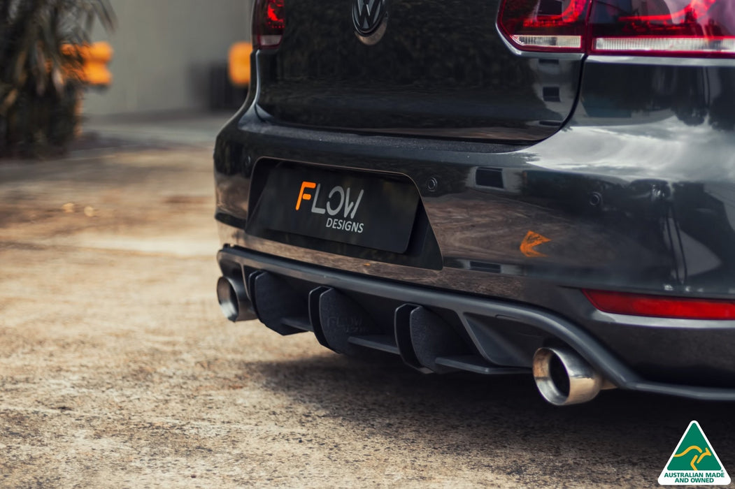 MK6 Golf GTI Flow-Lock Rear Diffuser-Flow Designs