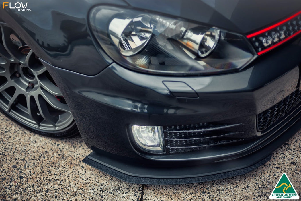 MK6 Golf GTI Front Lip Splitter Extensions (Pair)-Flow Designs