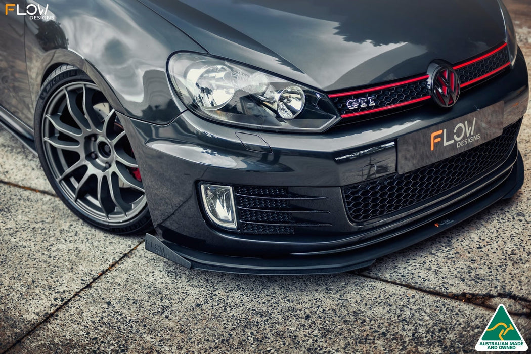 MK6 Golf GTI Front Lip Splitter V3-Flow Designs