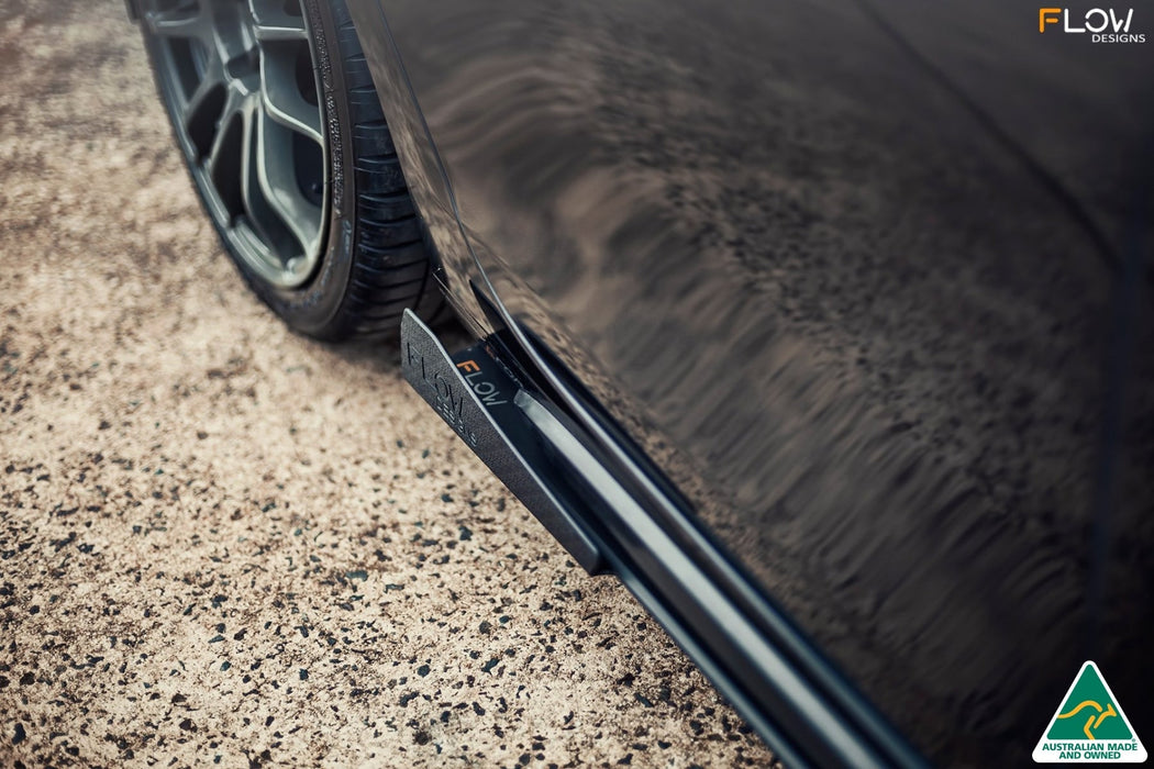 MK6 Golf GTI Side Skirt Splitter Winglets (Pair)-Flow Designs