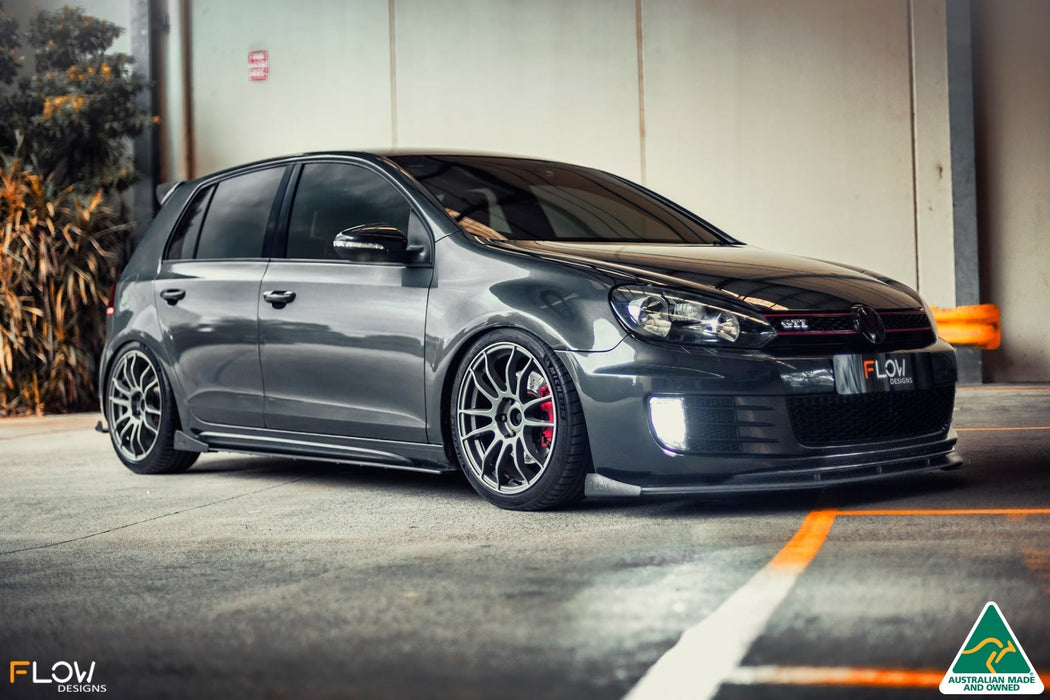 MK6 Golf GTI Front Lip Splitter V3-Flow Designs