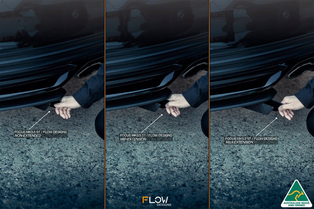 MK3.5 Focus ST (Facelift) Rear Diffuser Set-Flow Designs