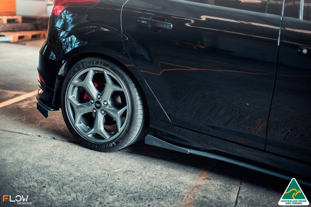 MK3.5 Focus ST (Facelift) Side Skirt Splitters (Pair)-Flow Designs