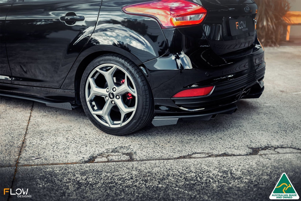 MK3.5 Focus ST (Facelift) Rear Spat Winglets (Pair)-Flow Designs