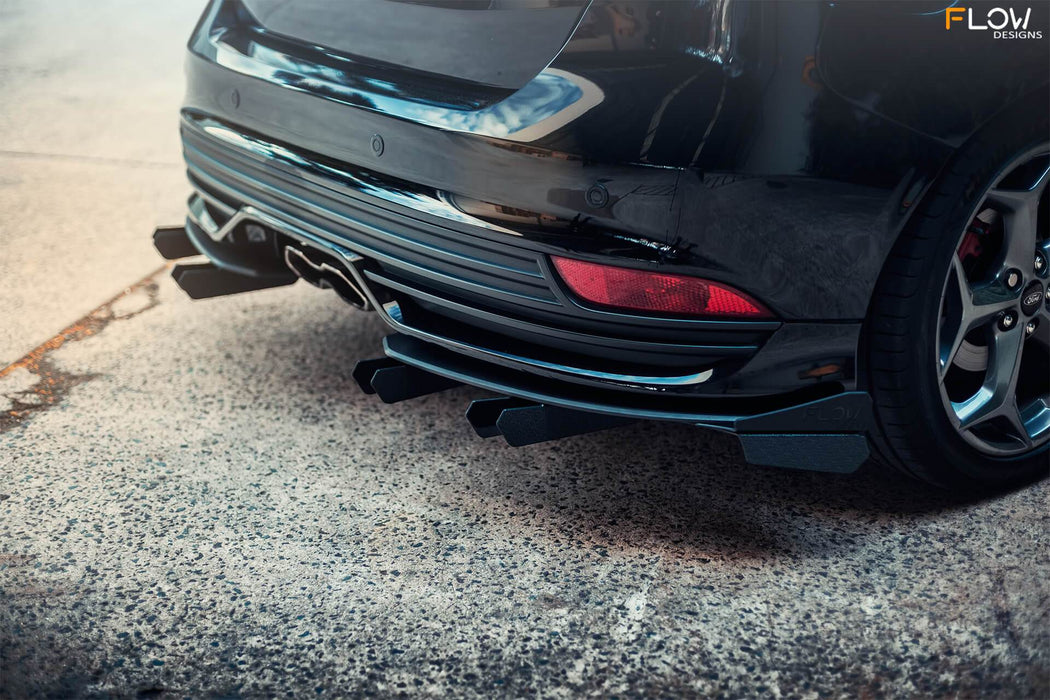 MK3.5 Focus ST (Facelift) Full Lip Splitter Set-Flow Designs