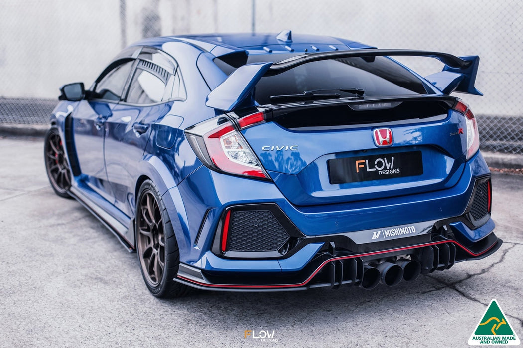 FK8 Civic Type R Flow-Lock Rear Diffuser-Flow Designs