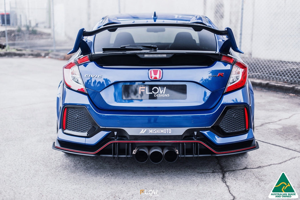 FK8 Civic Type R Flow-Lock Rear Diffuser-Flow Designs