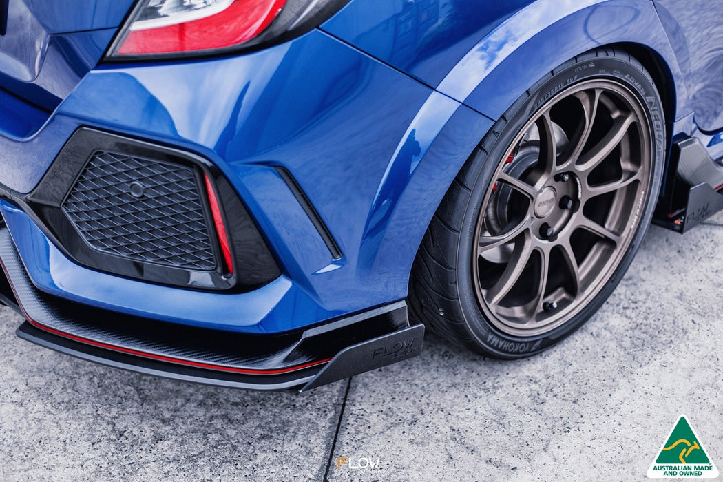 FK8 Civic Type R Rear Spats (Pair)-Flow Designs