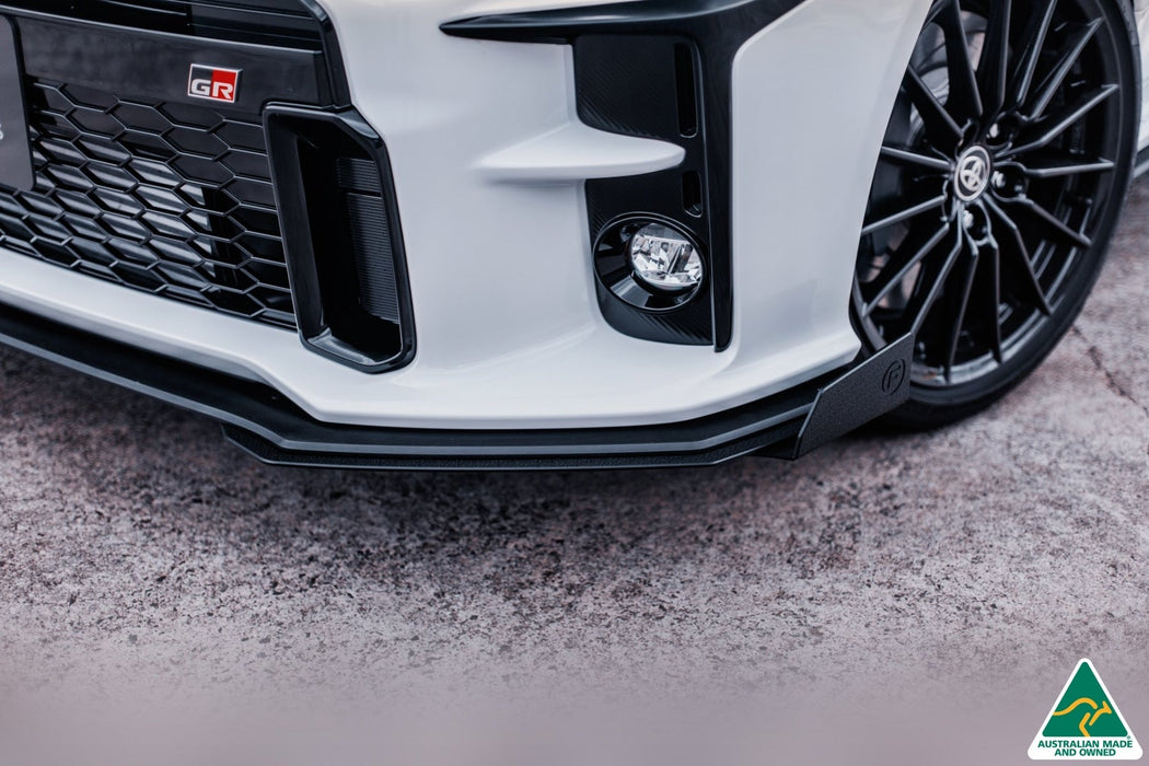 Yaris GR Front Lip Splitter & Bumper Reinforcement Plate-Flow Designs
