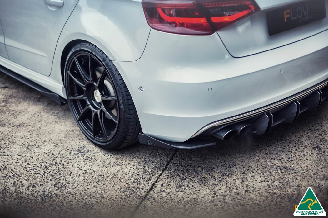 S3 8V PFL Sportback Rear Spat Winglets (Pair)-Flow Designs