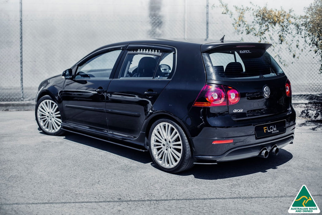 MK5 Golf R32 Rear Spats (Pair)(Clearance-old design-no finish selection)-Flow Designs