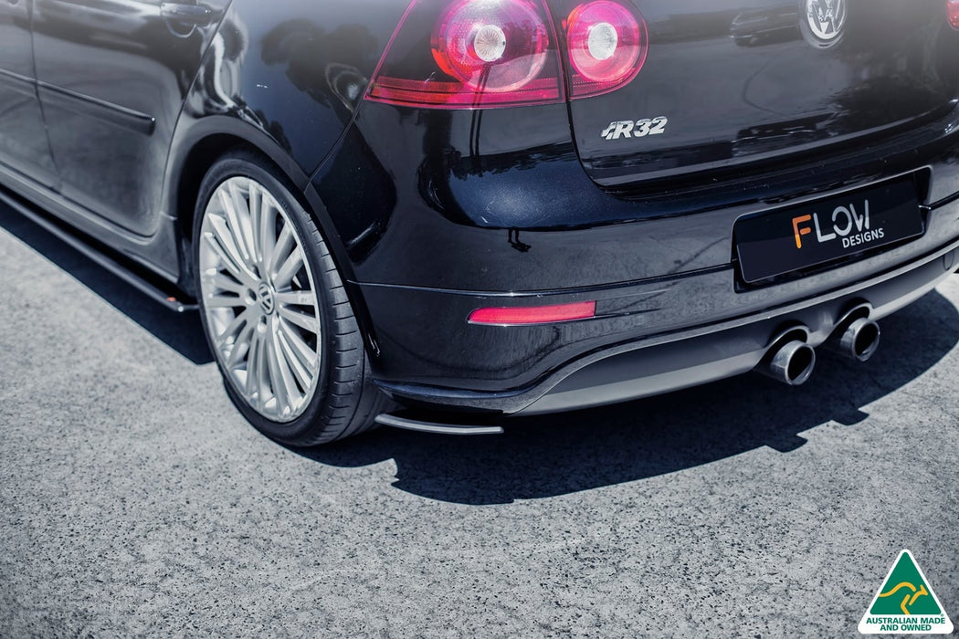 MK5 Golf R32 Rear Spats (Pair)(Clearance-old design-no finish selection)-Flow Designs