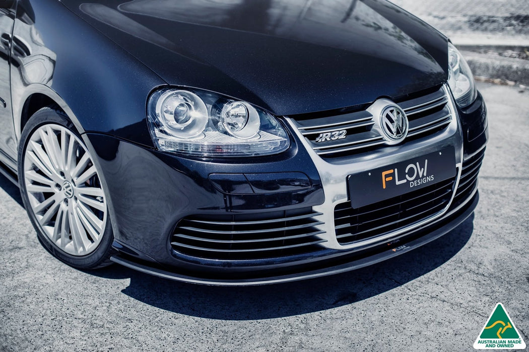 MK5 Golf R32 Front Lip Splitter(Clearance-old design-no finish selection)-Flow Designs