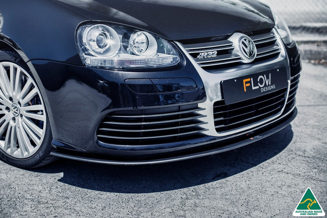 MK5 Golf R32 Front Lip Splitter(Clearance-old design-no finish selection)-Flow Designs