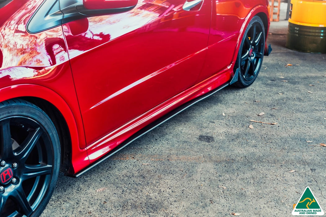 FN2 Civic Type R Side Skirt Splitters V3 (Pair)-Flow Designs
