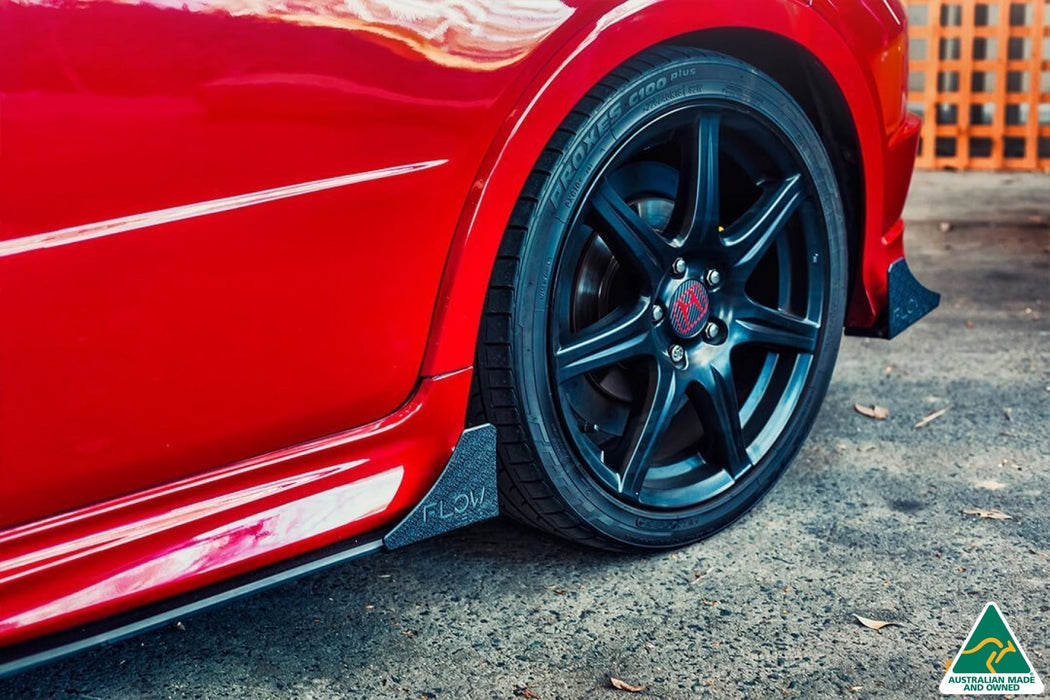 FN2 Civic Type R Side Skirt Splitter Winglets (Pair)-Flow Designs