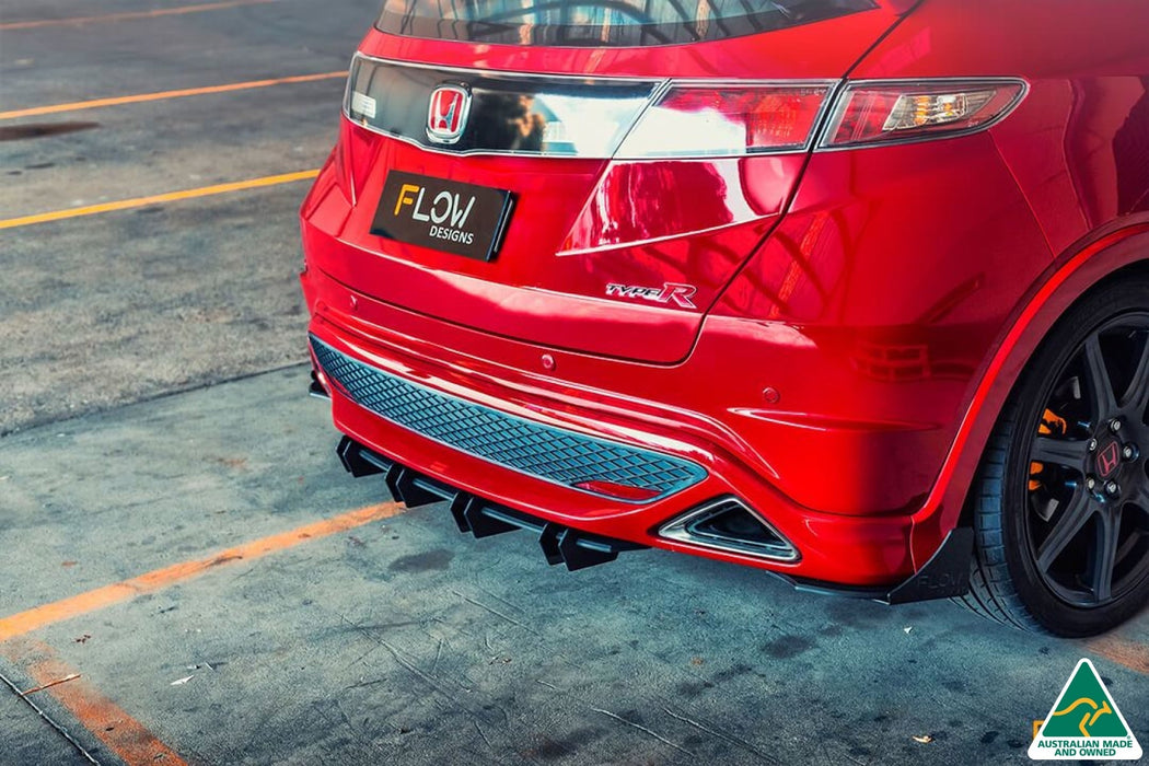 FN2 Civic Type R Flow-Lock Rear Diffuser-Flow Designs