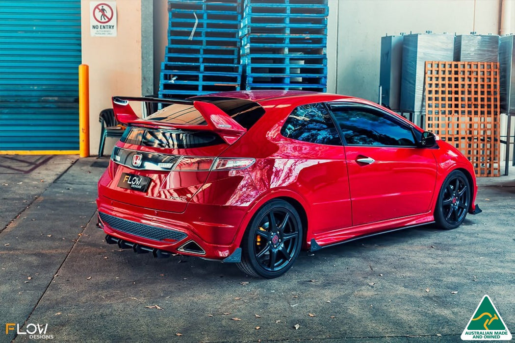 FN2 Civic Type R Rear Spat Winglets (Pair)-Flow Designs