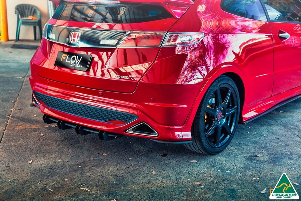 FN2 Civic Type R Flow-Lock Rear Diffuser-Flow Designs