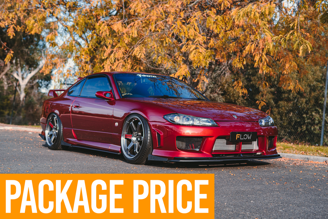 S15 / 200SX Full Lip Splitter Set (Aero or Standard)-Flow Designs