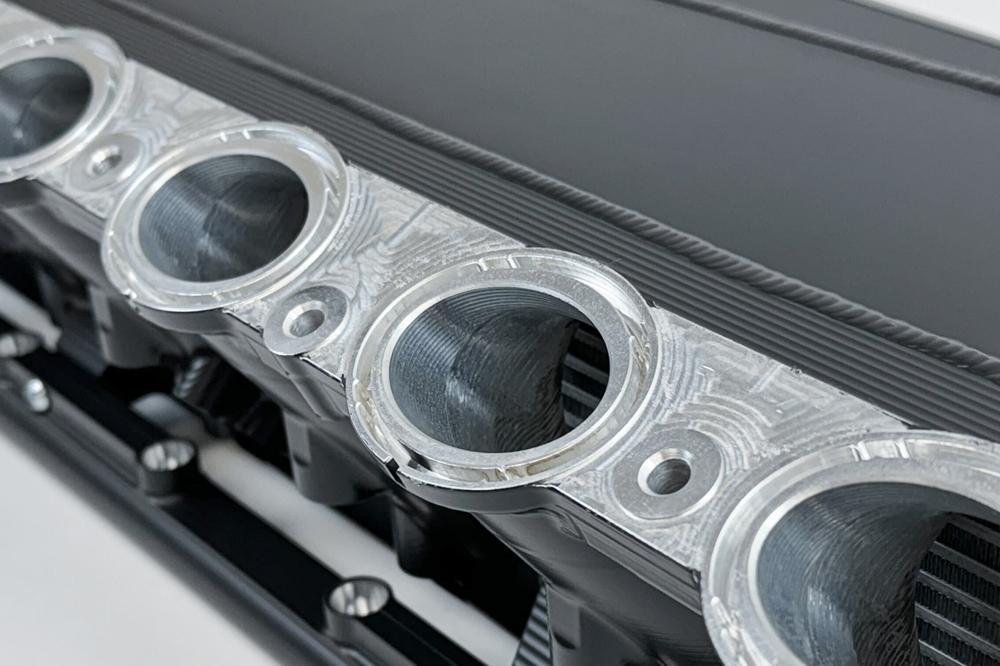 CSF BMW Gen 2 B58 Race X Charge Air Cooler Manifold - Thermal Dispersion Black
