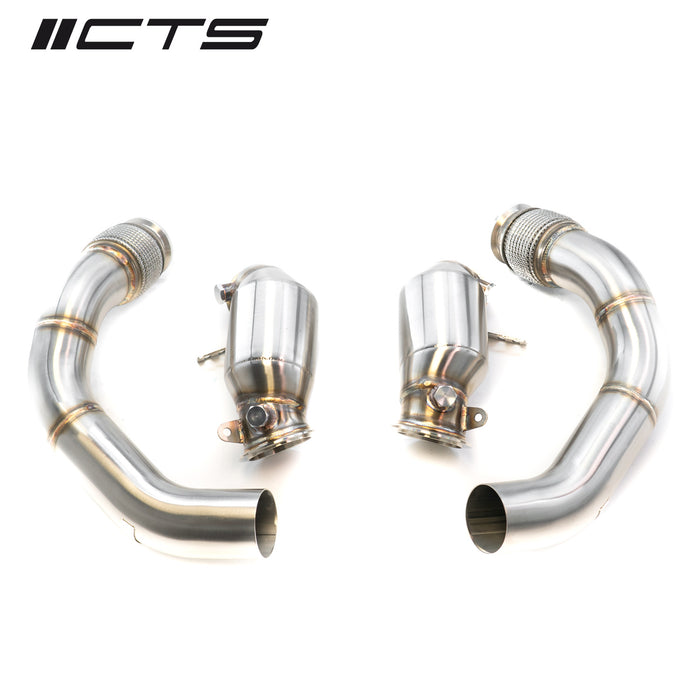CTS Turbo BMW F90 M5/M5C &amp; BMW G15/G16 M8/M8C RACE DOWNPIPE SET