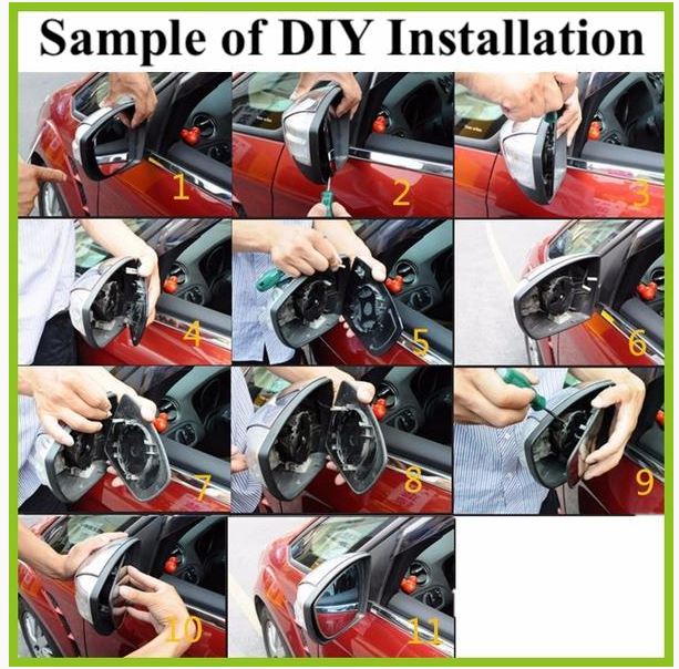 LEFT HAND WING MIRROR GLASS VW GOLF MK7 — Harrys Euro