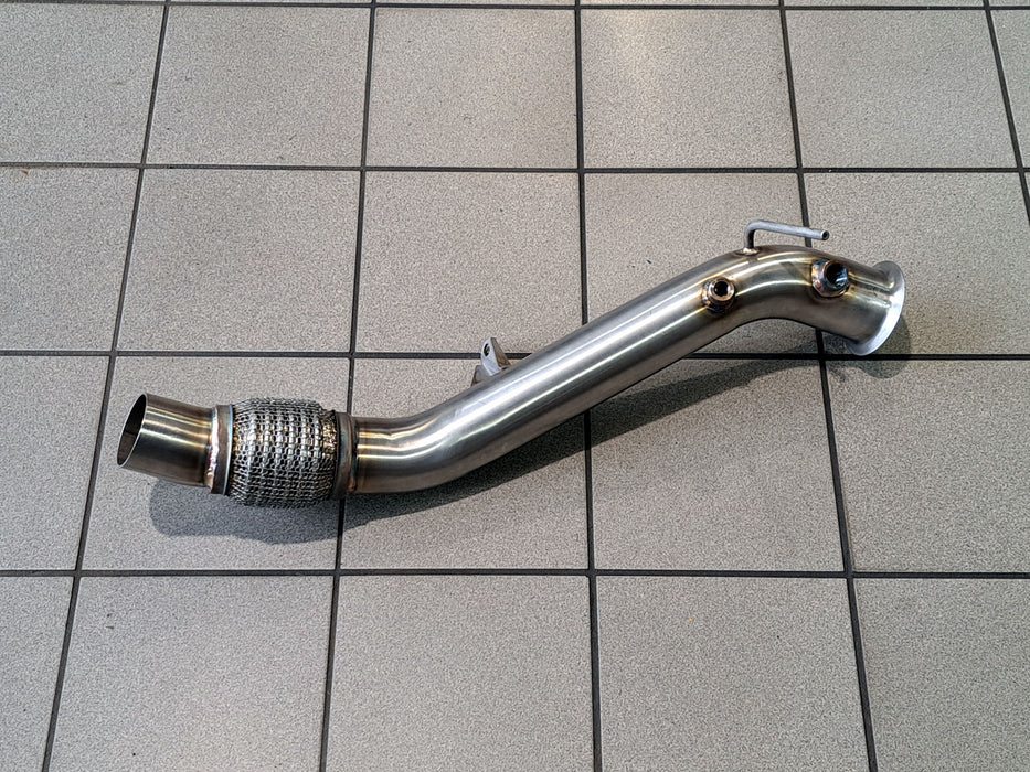 BMW 320d N47 E9X - Stainless Steel DPF Delete Downpipe