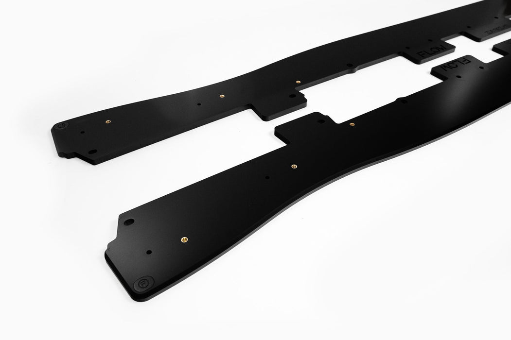 ZD8 BRZ STI Side Skirt Splitters (GLOSS: Pair)-Flow Designs