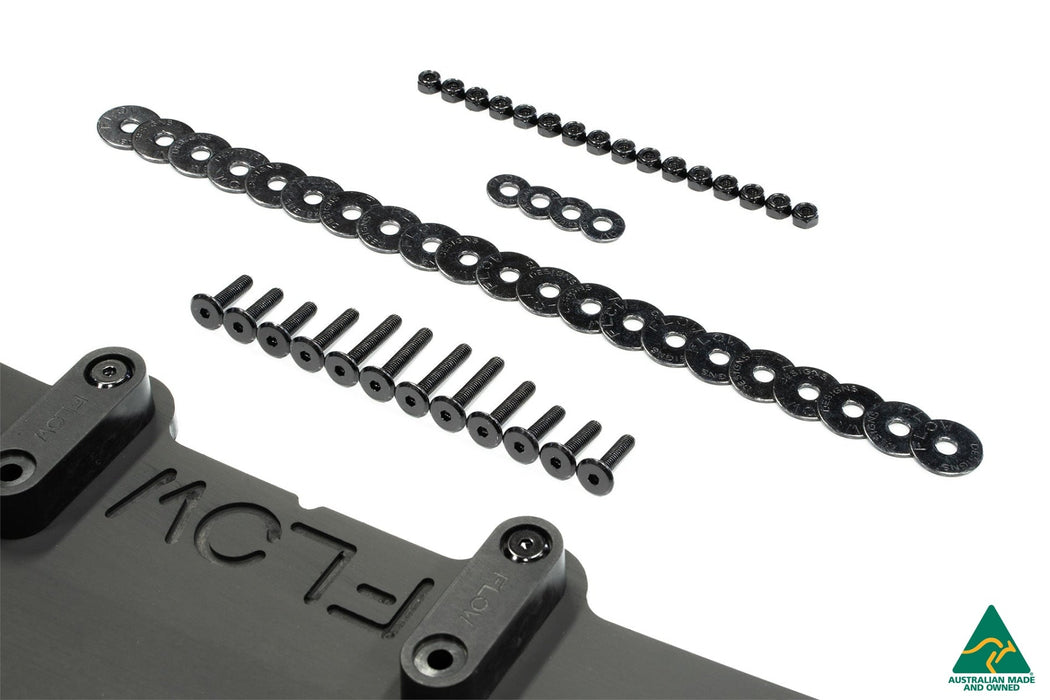 MK6 Golf R Front Lip Splitter V3(Clearance-old design-no finish selection)-Flow Designs