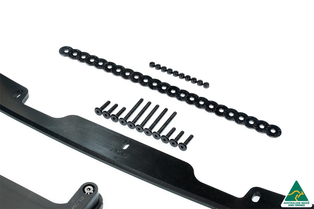 Impreza WRX/RS G3 Sedan PFL Front Lip Splitter & Mounting Brace-Flow Designs