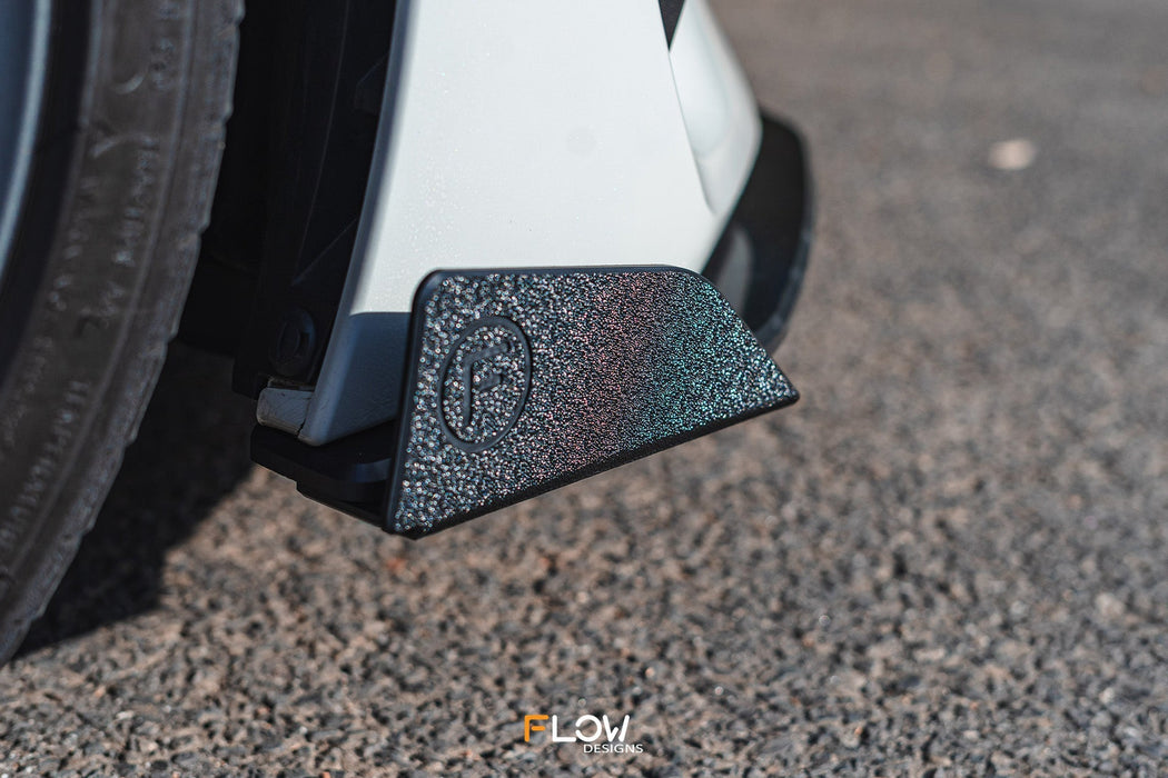 ZD8 BRZ Front Lip Splitter Winglets (Pair)-Flow Designs
