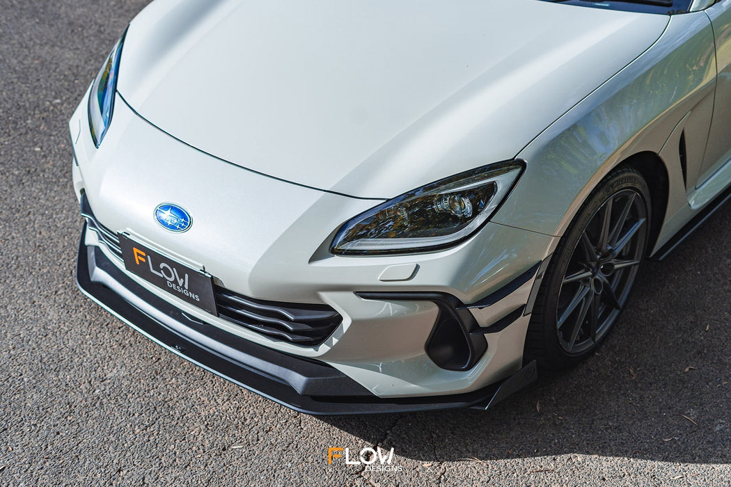 ZD8 BRZ Front Lip Splitter Winglets (Pair)-Flow Designs