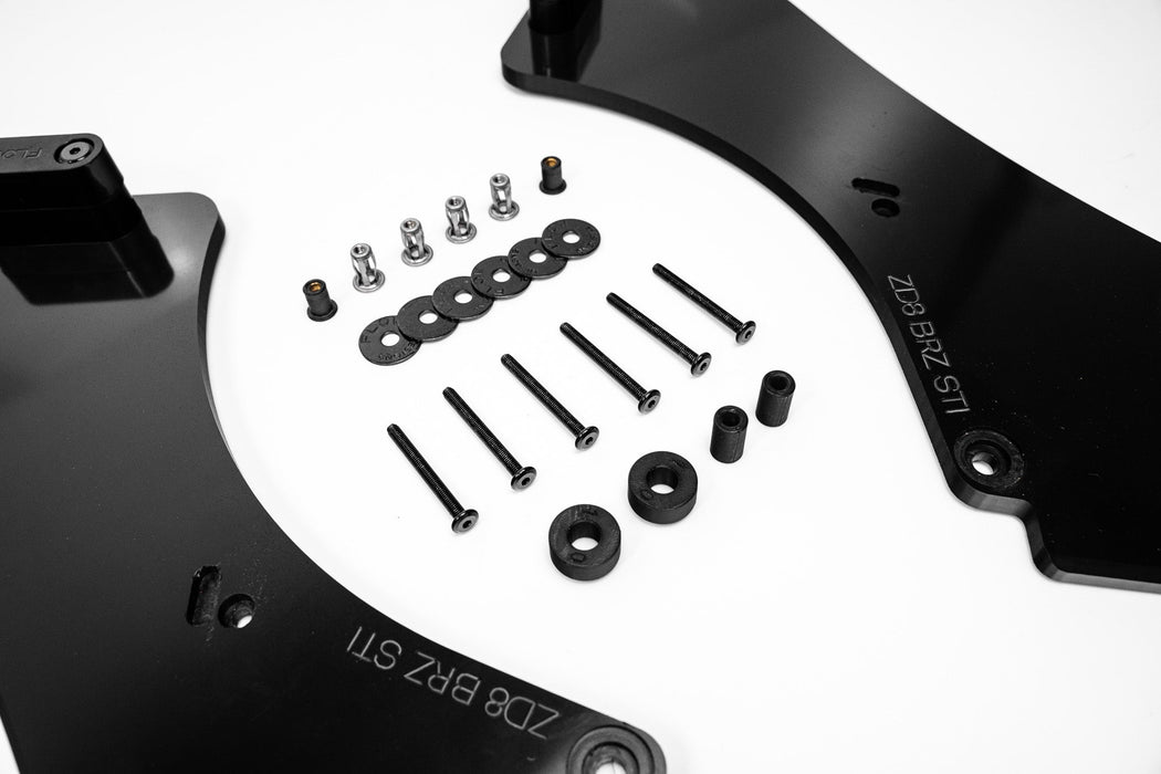 ZD8 BRZ STI Rear Spats (GLOSS; Pair)-Flow Designs