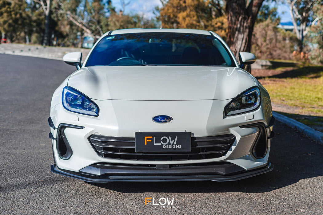 ZD8 BRZ Front Lip Splitter Extensions (Pair)-Flow Designs