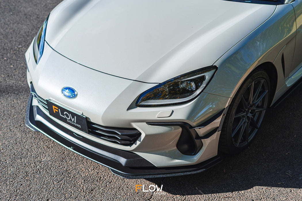 ZD8 BRZ Front Lip Splitter (GLOSS)-Flow Designs