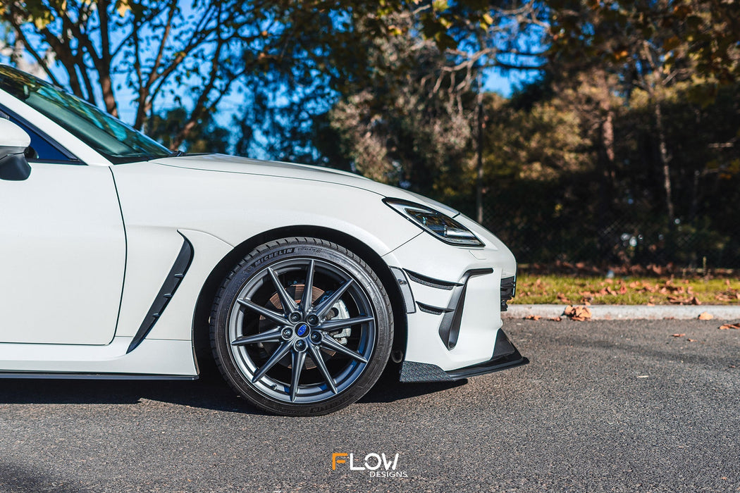 ZD8 BRZ Front Bumper Canards-Flow Designs