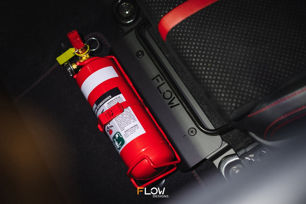 ZD8 BRZ STI Adjustable Fire Extinguisher Bracket/Mount-Flow Designs