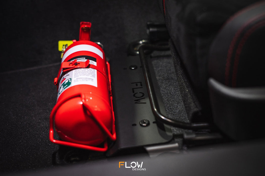 ZD8 BRZ STI Adjustable Fire Extinguisher Bracket/Mount-Flow Designs