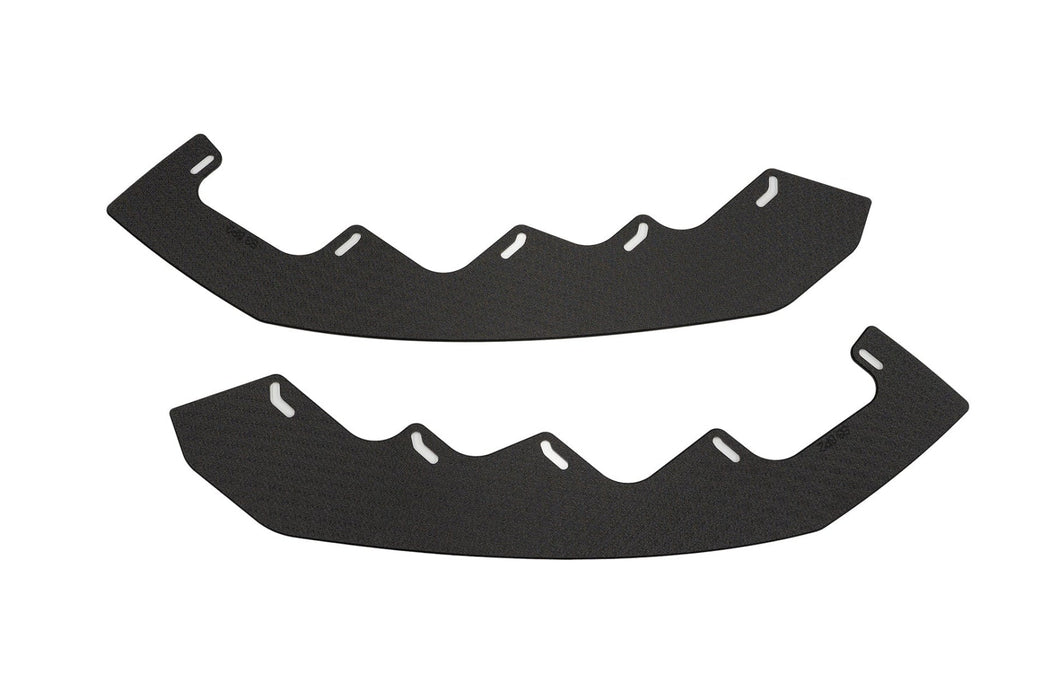 S3 8P2 Hatch (FL) Front Lip Splitter Extensions (Pair)-Flow Designs
