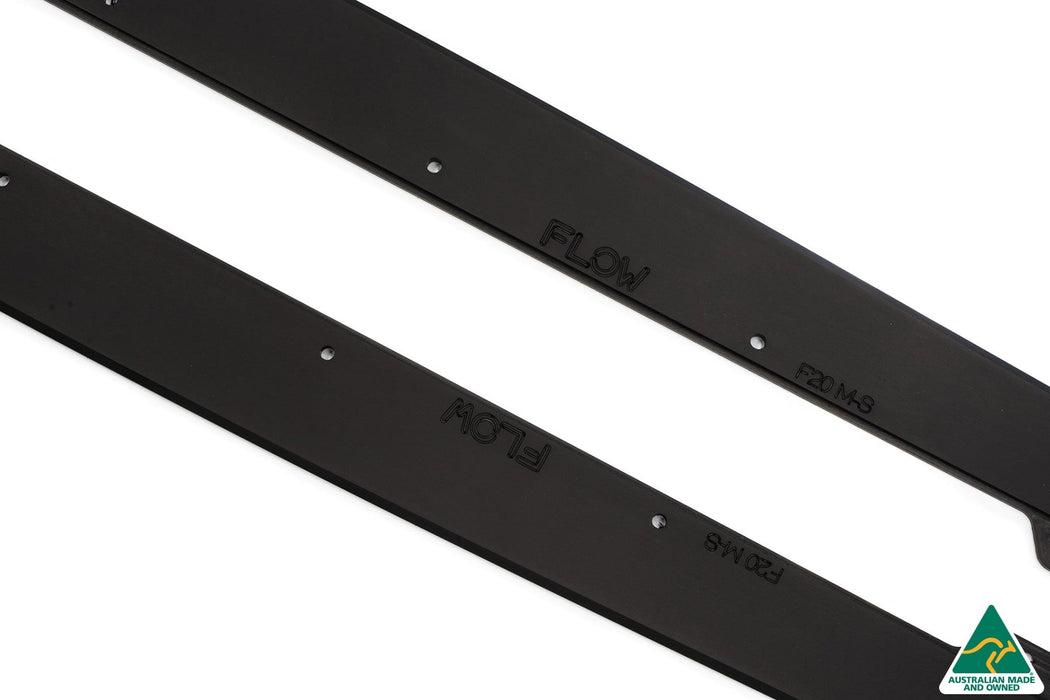 F20 Pre LCI M135 Side Skirt Splitters V3 (Pair)-Flow Designs