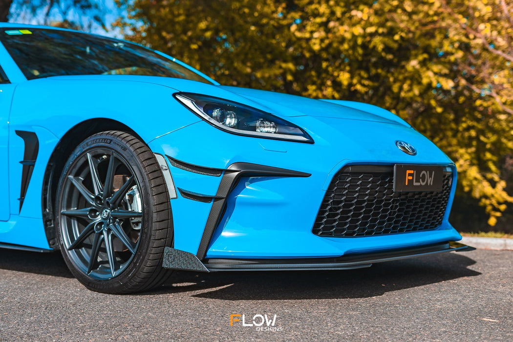 ZN8 GR86 Front Lip Splitter Winglets (Pair)-Flow Designs