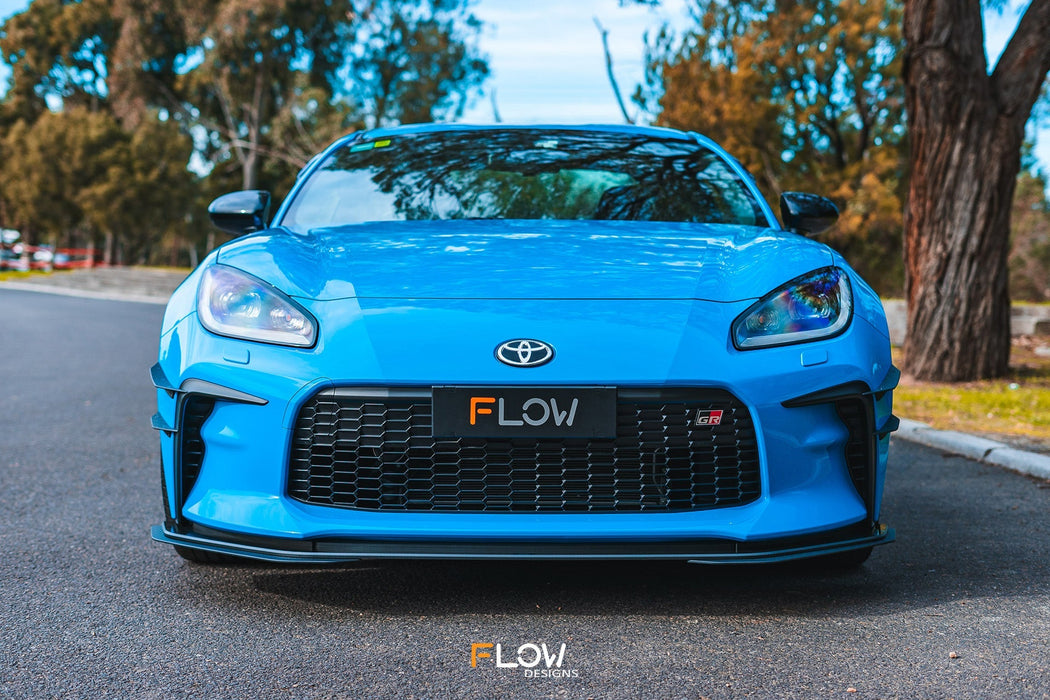 ZN8 GR86 Front Lip Splitter Extensions (Pair)-Flow Designs
