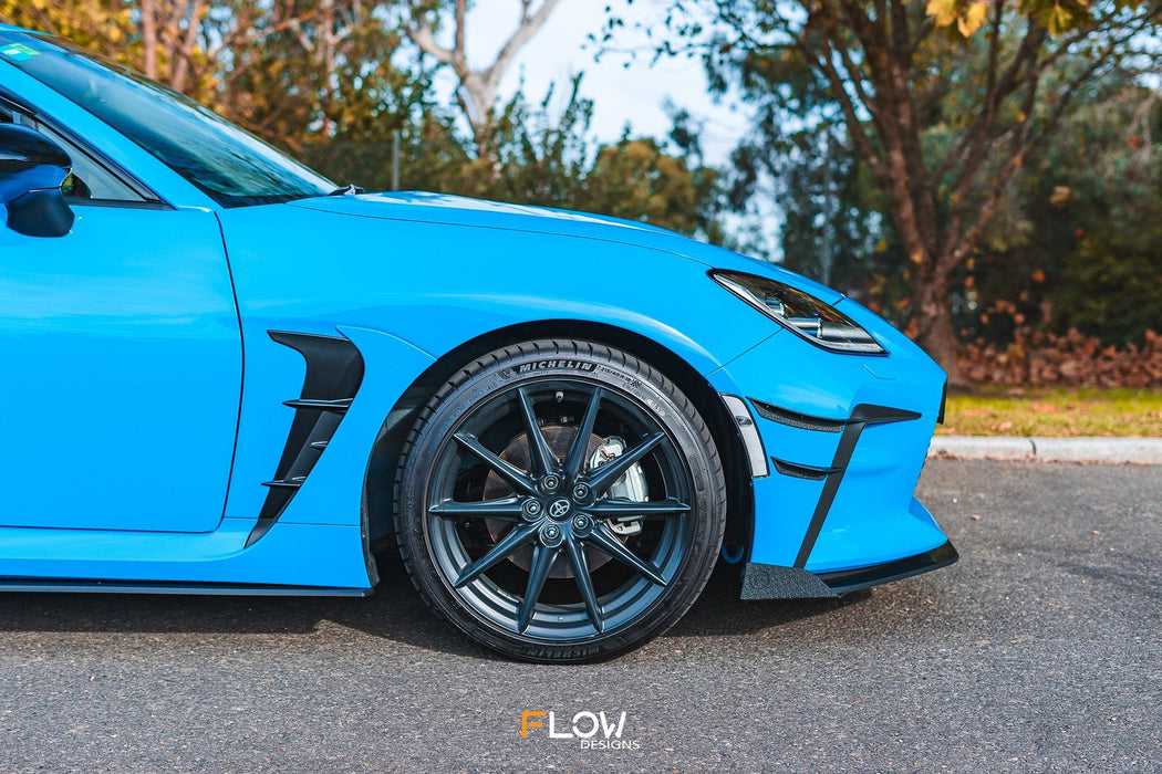 ZN8 GR86 Front Lip Splitter Winglets (Pair)-Flow Designs