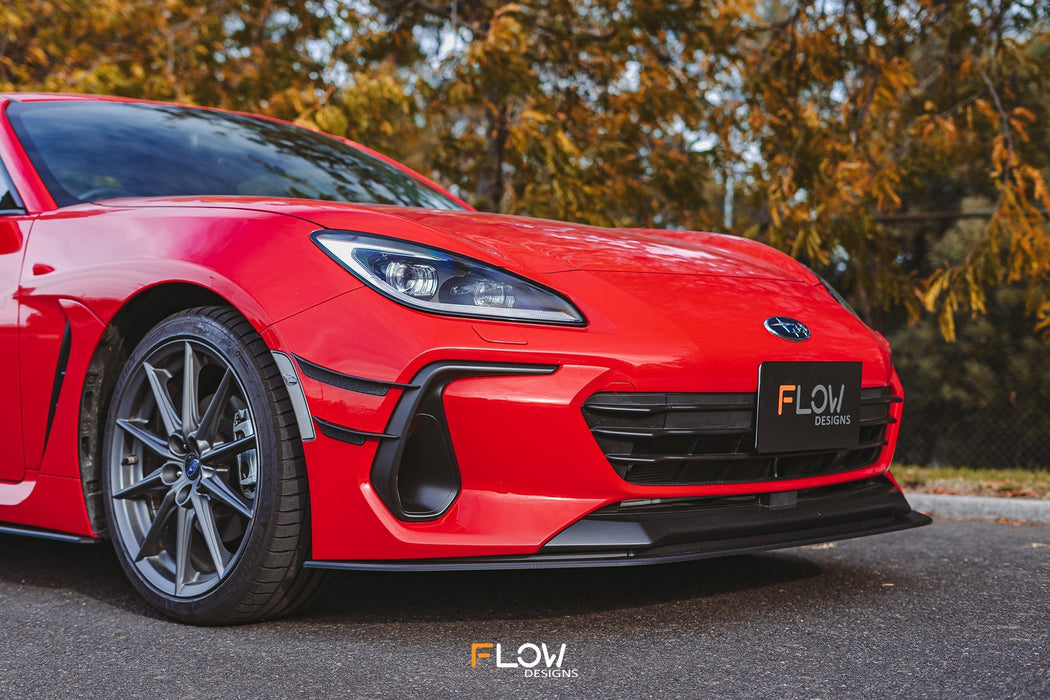ZD8 BRZ Front Bumper Canards-Flow Designs